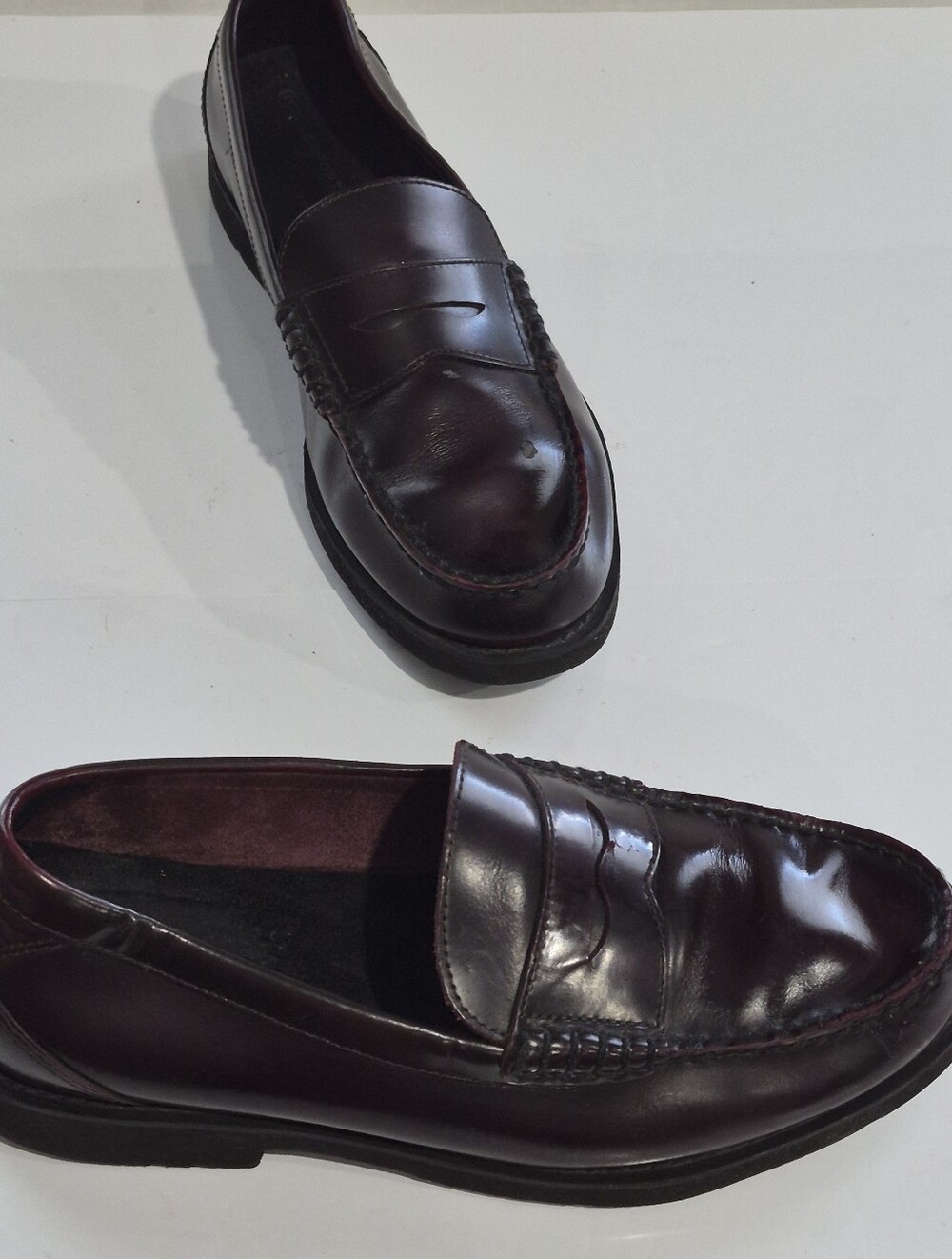 Rockport Men’s Penny Loafers - Burgundy Wine